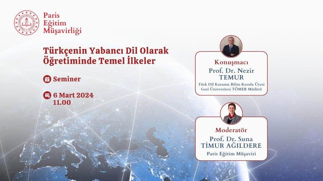 Türkçenin Yabancı Dil Olarak Öğretiminde Temel İlkeler Semineri Gerçekleştirildi